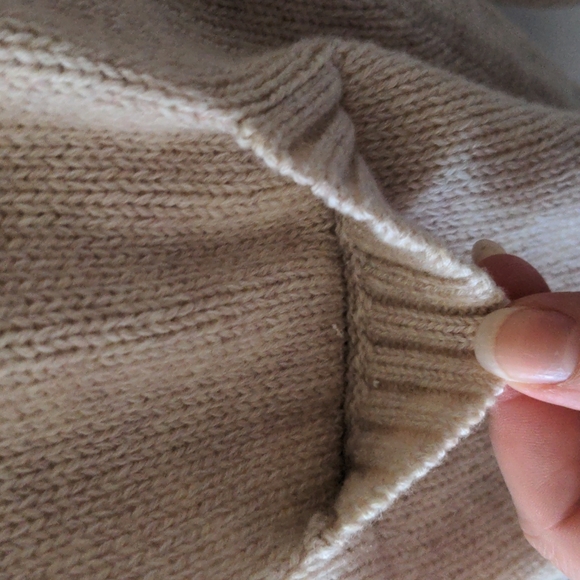 Tommy Hilfiger knit wool cardigan S/M cream - Picture 5 of 8